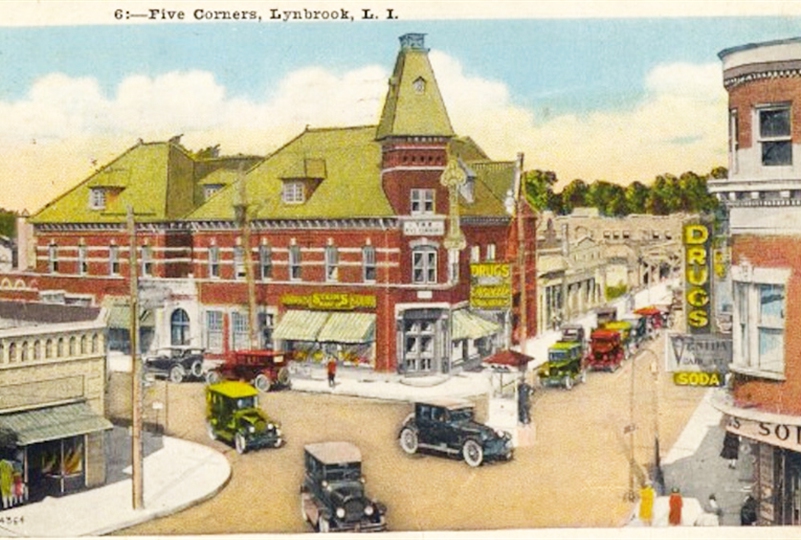 5 Corners with Police Booth - 1920